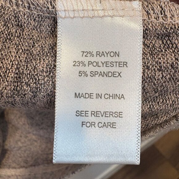 Cactus + Pearl XXL Beige Knit Top Beaded Diamond Tunic Casual oversized Neutral - Picture 4 of 6